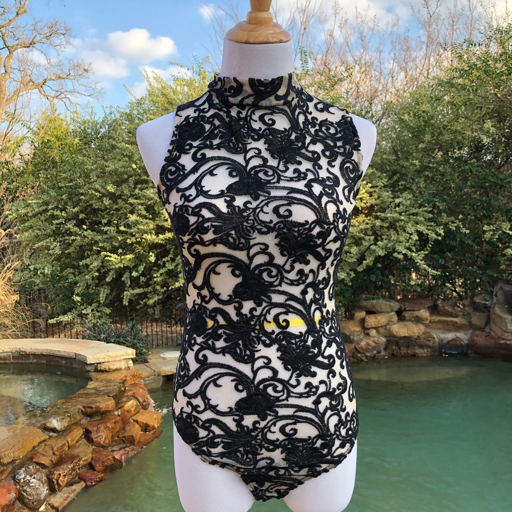 Windsor Sheer See Through Small Swimsuit/Coverup